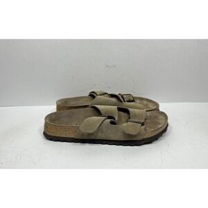 Betula by Birkenstock Arizona Buckle Slide Sandal Brown Tan Women's Size 7 N